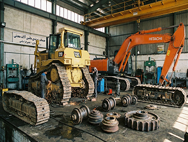 خدمات زیر‌بندی ماشین‌آلات معدنی و راه‌سازی